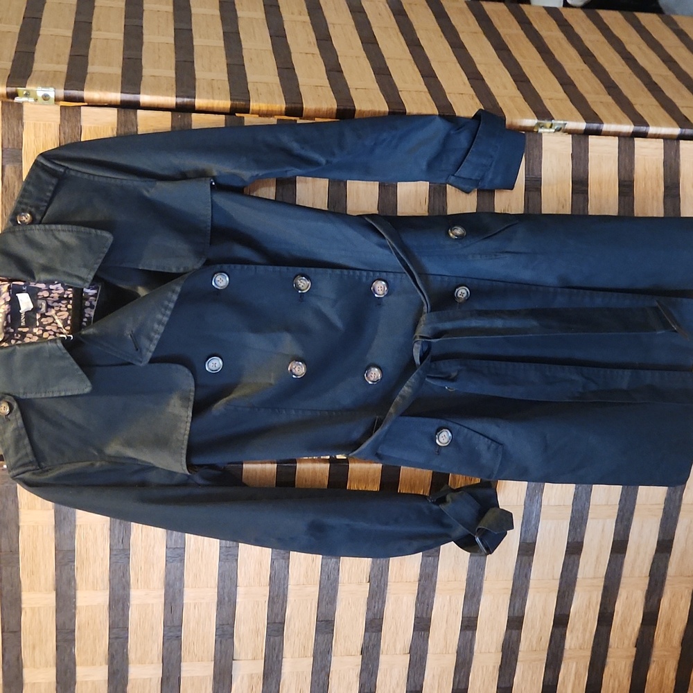 Banana Republic Black Trench Coat